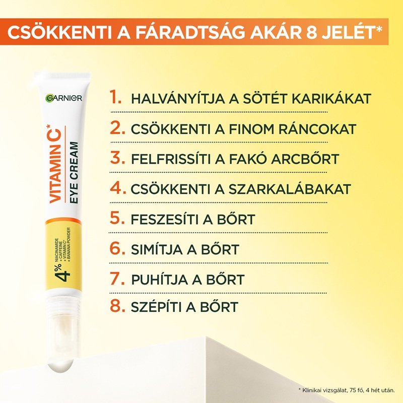 C-vitaminos szemkörnyékápoló krém a szemkörnyék ragyogásáért - 8